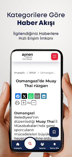 Aynen Haber ekran görüntüsü