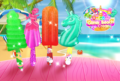 Rainbow Unicorn Ice Cream ekran görüntüsü