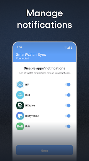 SmartWatch Sync ekran görüntüsü