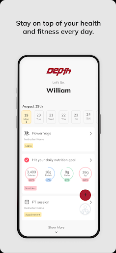 DEPTH Training App ekran görüntüsü