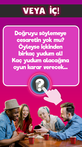 Doğruluk mu Cesaret mi? Şişe ekran görüntüsü
