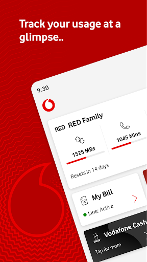 Ana Vodafone ekran görüntüsü