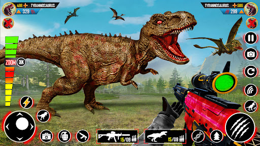 Wild Dino Hunting Gun Games ekran görüntüsü