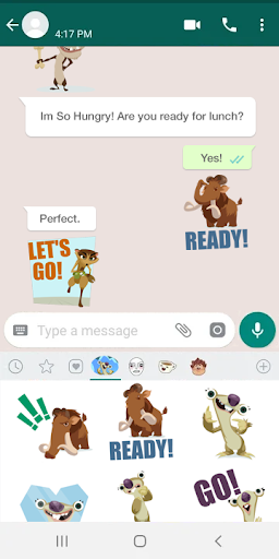 Ice Age Stickers ekran görüntüsü