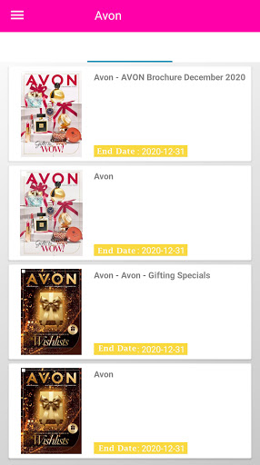 Avon Catalogues ekran görüntüsü