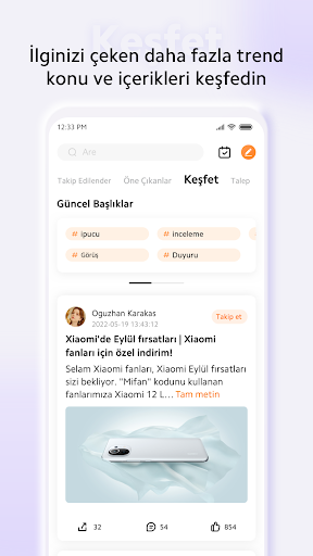 Xiaomi Community ekran görüntüsü