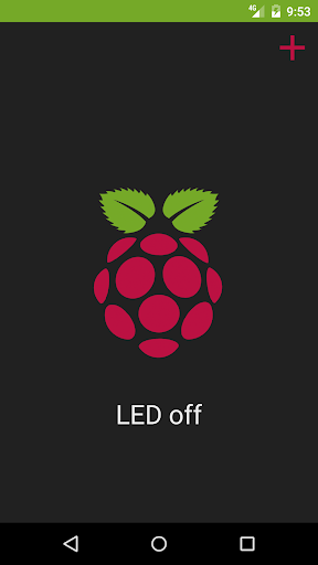 Raspberry LED ekran görüntüsü