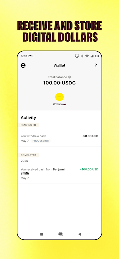 Sendwave Wallet ekran görüntüsü