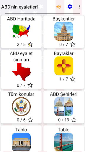 ABD'nin eyaletleri - Coğrafya ekran görüntüsü