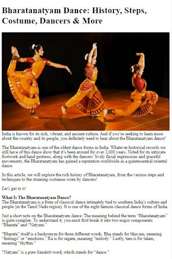 How to Dance Bharatanatyam ekran görüntüsü
