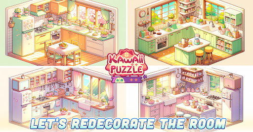 Kawaii Puzzle: Room Decor ekran görüntüsü