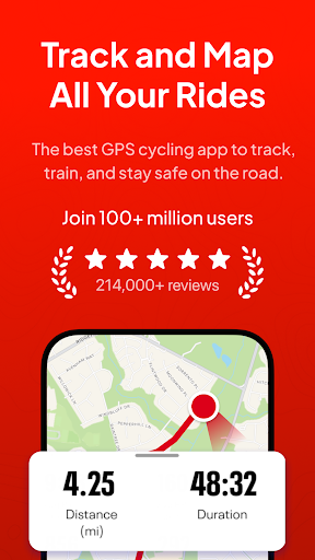 Map My Ride With GPS Tracker ekran görüntüsü