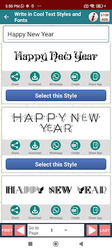Write Cool Text Fonts Styles ekran görüntüsü