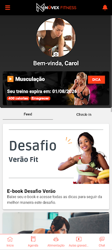 NÚVEX FITNESS ekran görüntüsü