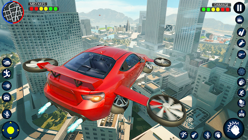 Flying Car Robot Game ekran görüntüsü