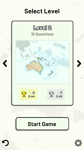 Countries of Oceania Quiz ekran görüntüsü