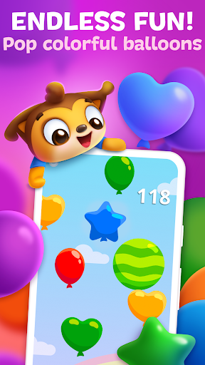 Balloon Pop: Little Kid Games ekran görüntüsü