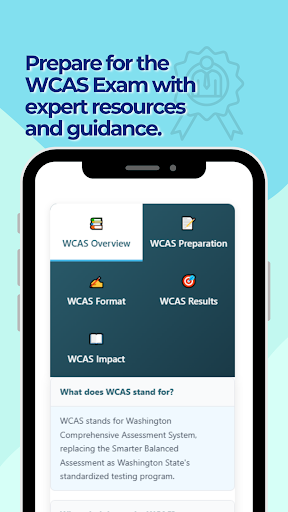 WCAS Practice Test ekran görüntüsü