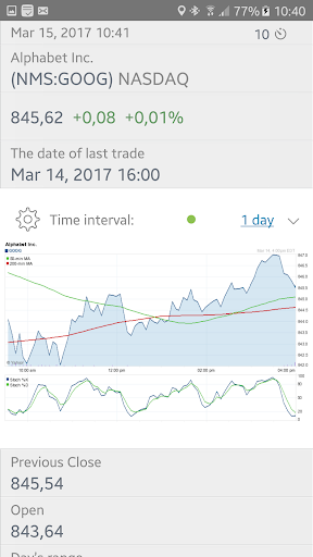 Stock Exchange ekran görüntüsü