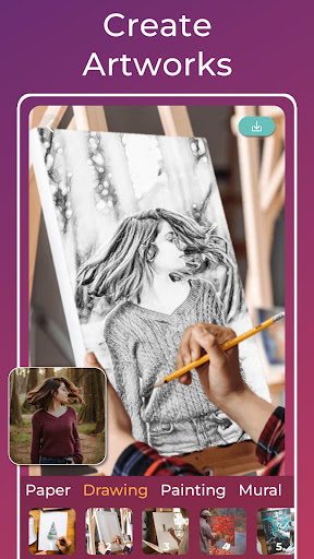 Drawify - Fotoğraftan Eskiz ekran görüntüsü