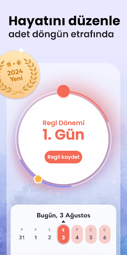 Takvimim - Adet Döngüsü ekran görüntüsü
