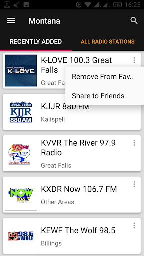 Montana Radio Stations - USA ekran görüntüsü