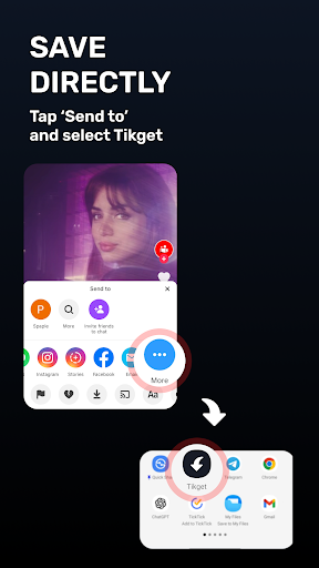 Tikget - Video Downloader ekran görüntüsü