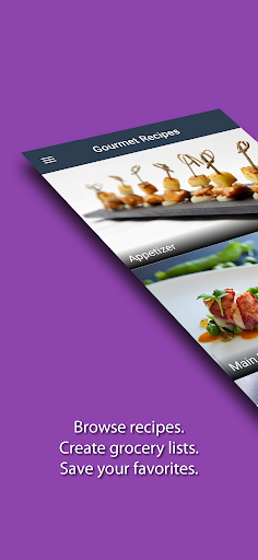 Gourmet Recipes: Fancy Meals ekran görüntüsü