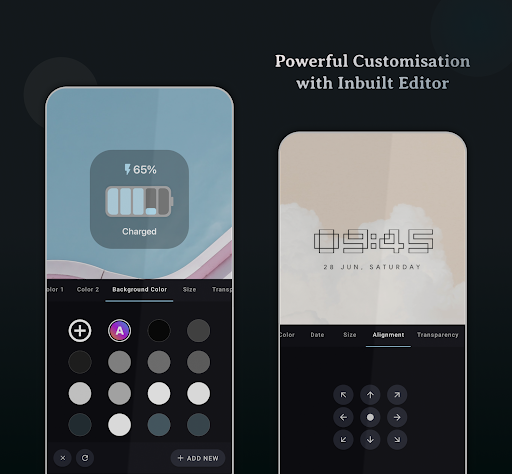 Muviz Widgets: Clock, Music., ekran görüntüsü