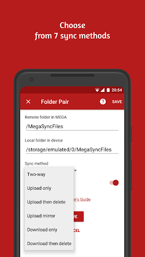 Autosync for MEGA - MegaSync ekran görüntüsü