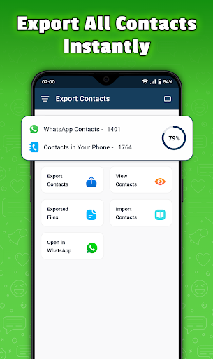 Export Contacts: Contact Mover ekran görüntüsü