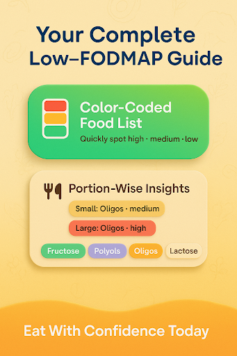FODMAP Food Guide ekran görüntüsü