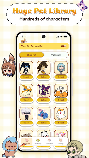 Anime Shimeji Pet Ekranda ekran görüntüsü