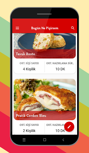 Bugün Ne Pişirsem? Yemek Tarif ekran görüntüsü