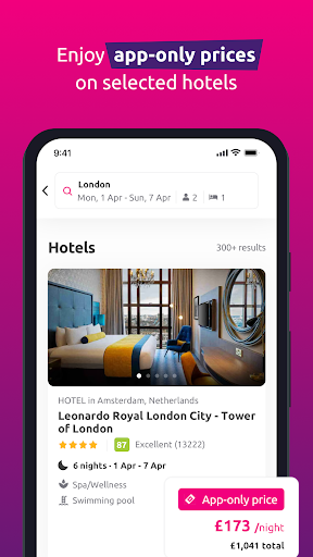 lastminute.com: holiday travel ekran görüntüsü