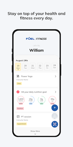 Fuel Fitness Clubs ekran görüntüsü