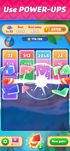 X2 Solitaire Merge-2248 Puzzle ekran görüntüsü