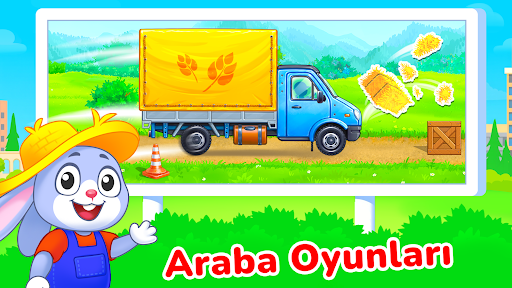 Araba ve hayvanlar Eğitim oyun ekran görüntüsü