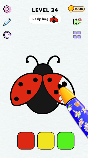 Color ASMR Game: Coloring Page ekran görüntüsü