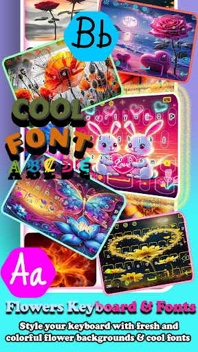 Animated Love Rabbit Keyboard ekran görüntüsü