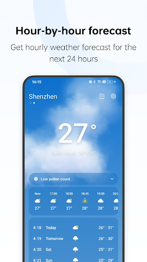 WeatherService ekran görüntüsü