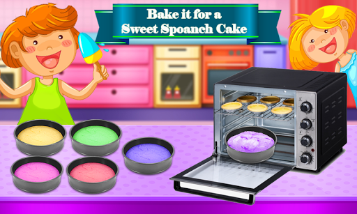 Yağmur yayı kek Maker ekran görüntüsü