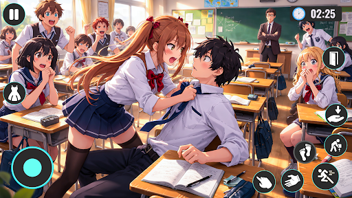 Anime High School Girl Game ekran görüntüsü