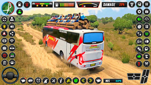 Offroad Bus Sim Driving Game ekran görüntüsü