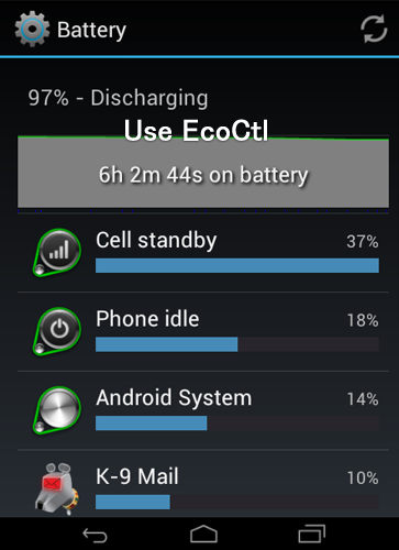 Battery Saver EcoCtl ekran görüntüsü