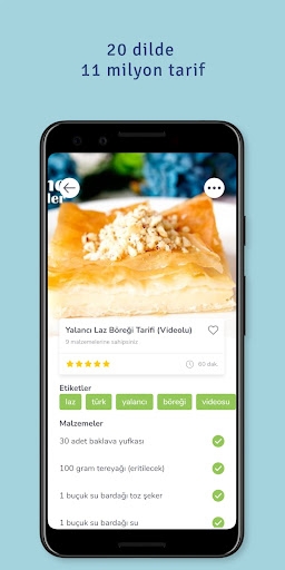 SuperCook -Tarif Eşleştirici ekran görüntüsü