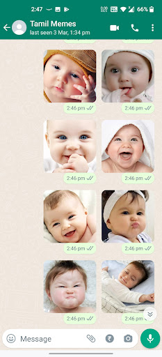 Baby Stickers ekran görüntüsü