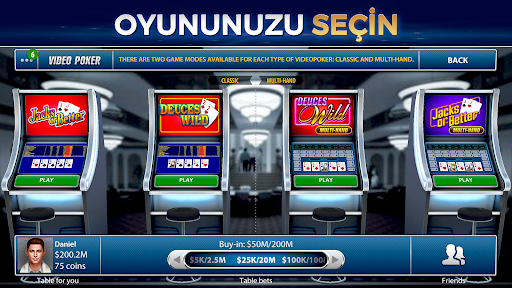Pokerist'ten Video Poker ekran görüntüsü