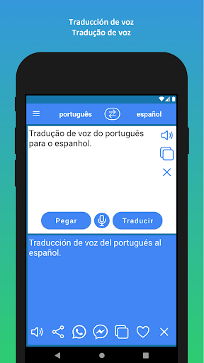 español portugués traductor ekran görüntüsü