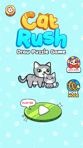 Cat Rush: Draw Puzzle Game ekran görüntüsü